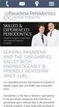 Mobile Screenshot of pasadenaperiodontics.com